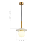 Светильник подвесной NEBULA G9 LED 1х5W