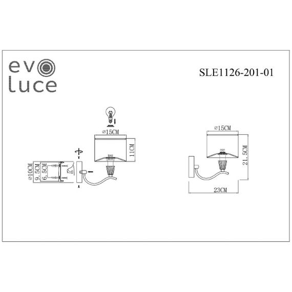 Бра Evoluce Cassia SLE1126-201-01