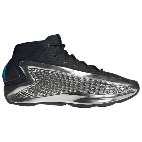 Адидас А.E. 1 Баскетбольные кроссовки Высокие Мужские Черно-серебристые