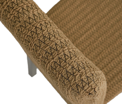 Чехол на стул без оборки Зигзаг, цвет Медовый, Набор 6 шт.