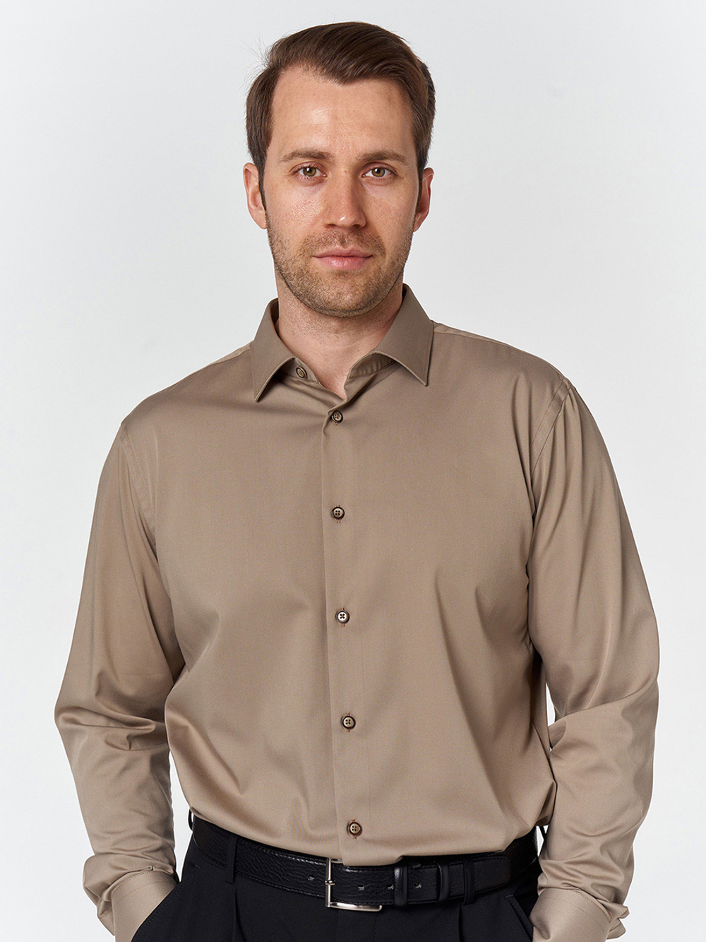 Сорочка мужская VESTER длинный рукав, бамбуковое волокно 59818 26