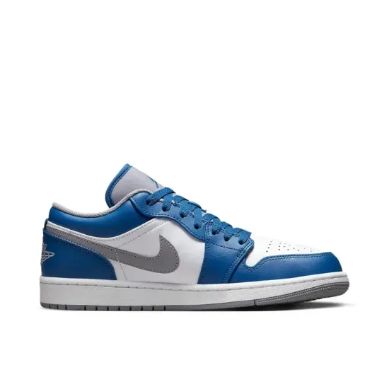 Кроссовки Nike Air Jordan 1 Low GS 'True Blue Cement'