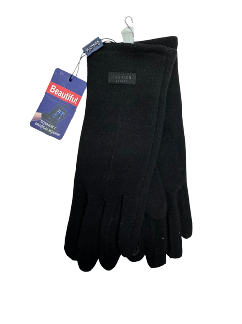 Перчатки. Женские. Верх: Трикотаж. Подклад: Плюш-флис. Сенсорные. 12 шт в упаковке.