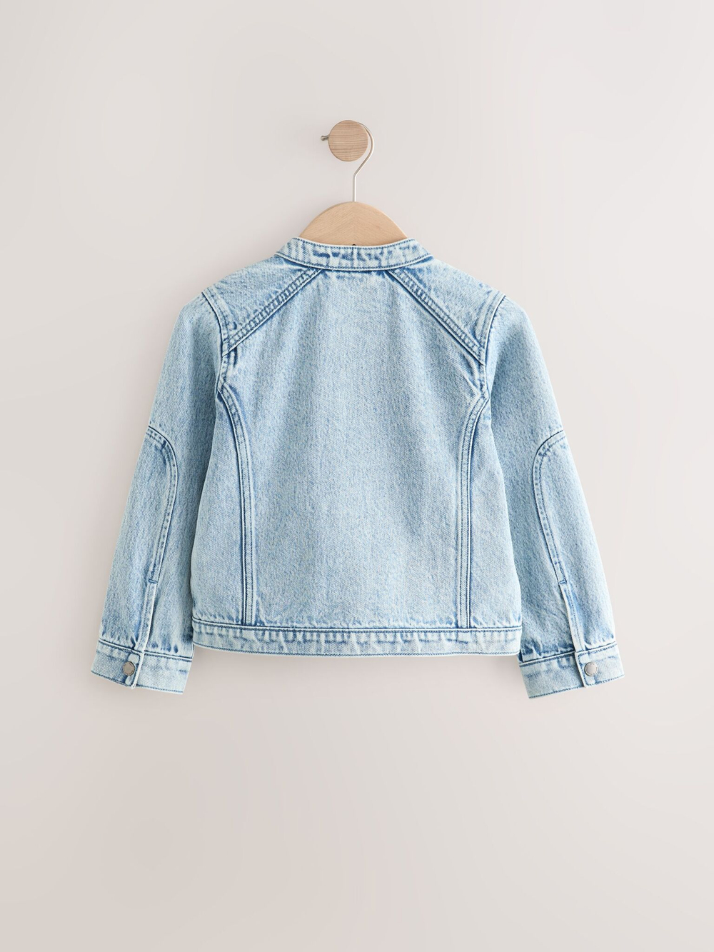 Куртка джинсовая на молнии для девочки Next E33-635, Голубой