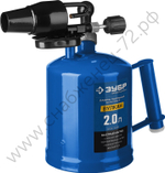 ЗУБР ВУЛКАН ВК-20, 2 л, стальной эжектор, Паяльная лампа, Профессионал (40652-2.0)