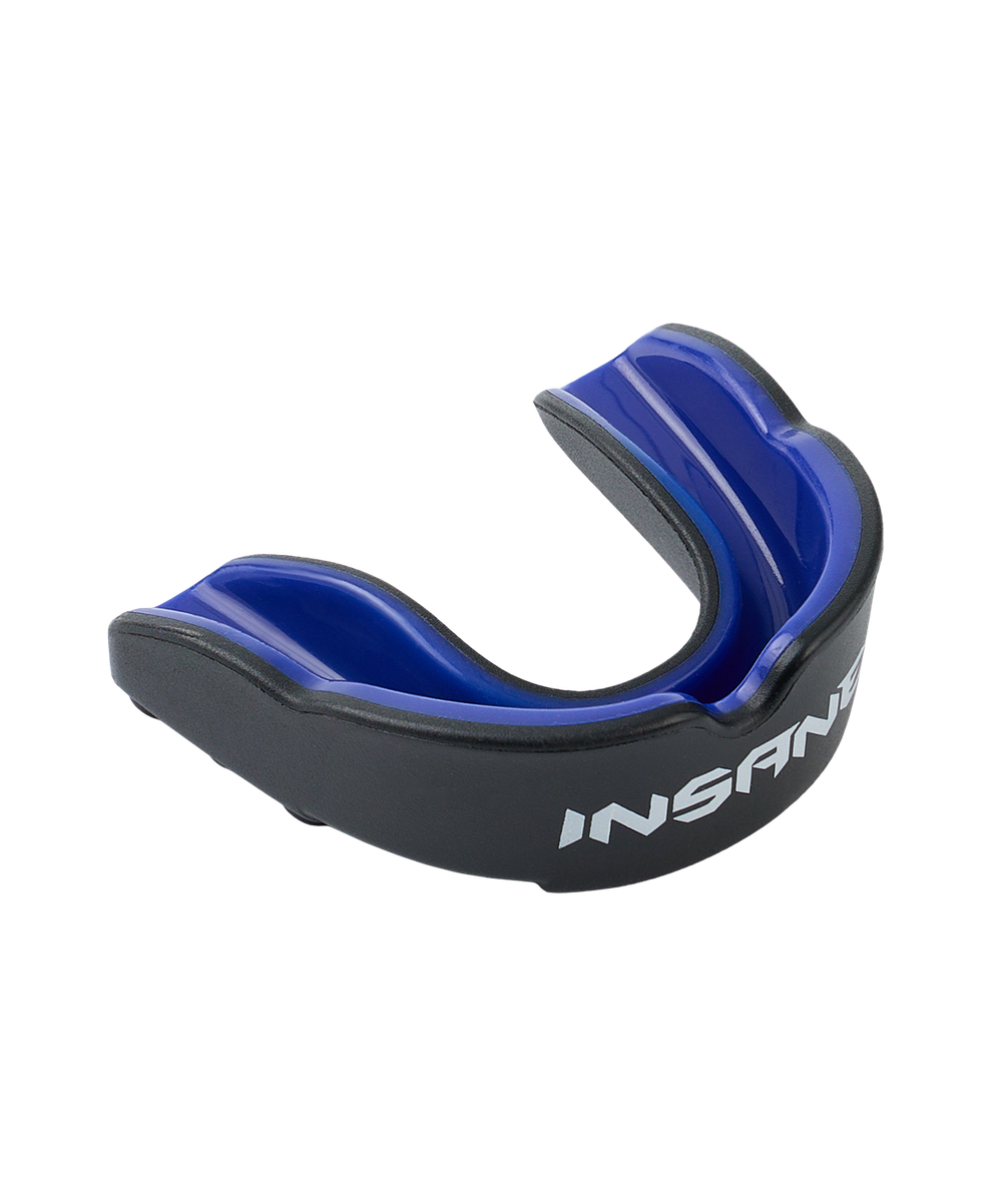 Капа 1-челюстная LEOPARD, ЭВА, синий/черный, взрослый