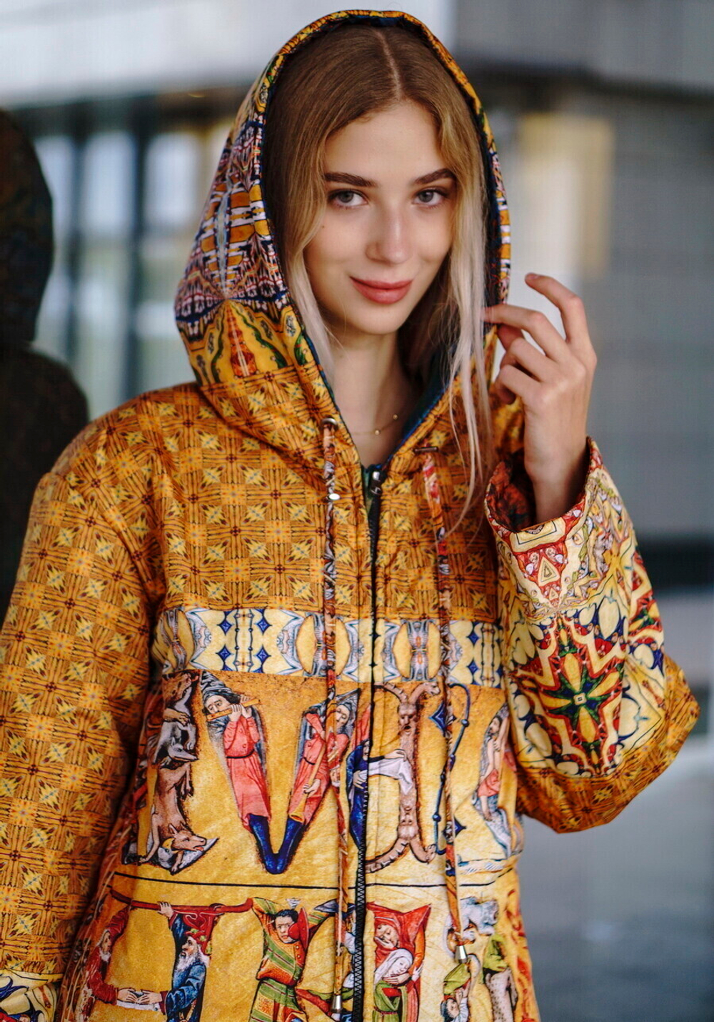 Двустороннее пальто-парка