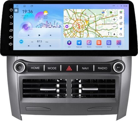 Магнитола для Toyota Corolla E150 2006-2013 (рамка LUX) - FarCar монитор 12.3" 2K QLED на Android 14, TS10, CarPlay, 4G SIM-слот