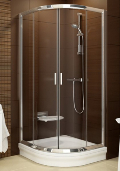 Душевой уголок Ravak Blix BLCP4-80x80см. блестящий + транспарент AntiCalc 3B240C00Z1