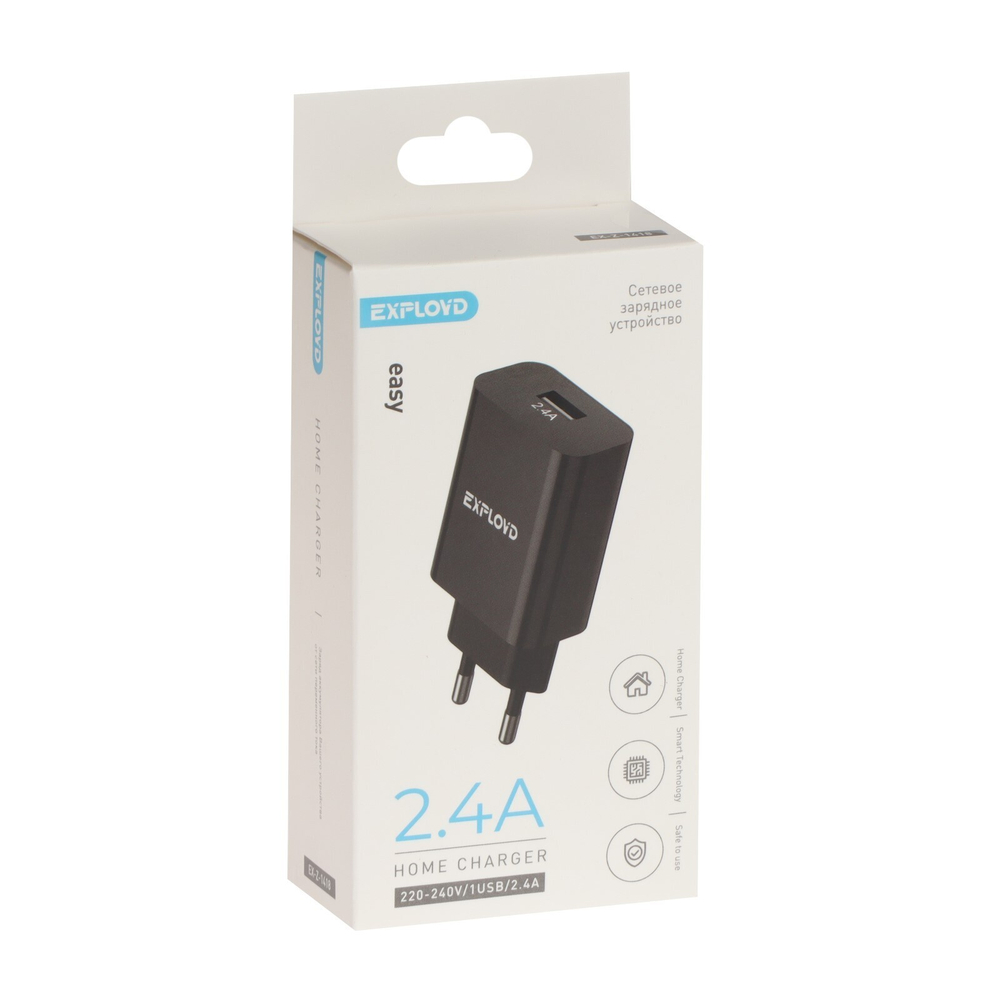 Зарядное устройство USB Exployd EX-Z-1418 (1USB/2,4А)