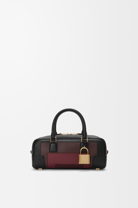 Loewe Укороченная сумка Amazona 23 из телячьей кожи наппа, бургунди