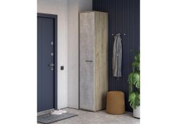 Шкаф Вальс ШК-400 дуб крафт серый / бетонный камень