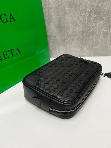 Клатч мужской Bottega Veneta Intrecciato черный