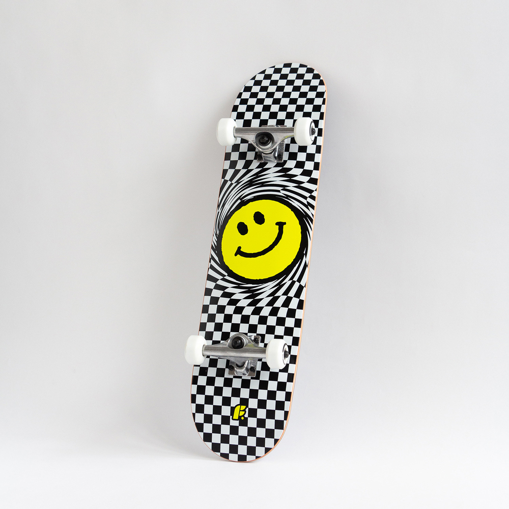 Скейтборд в сборе Footwork SMILE BLACK Размер 8 x 31.5