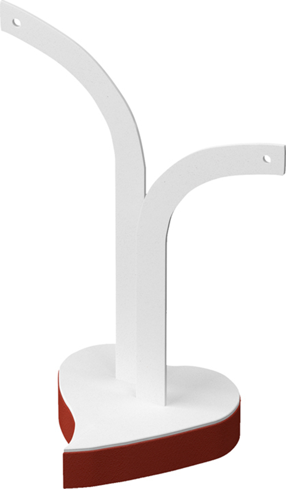 Подставка для серег/ушки/основание сердечко/Н-110 мм.