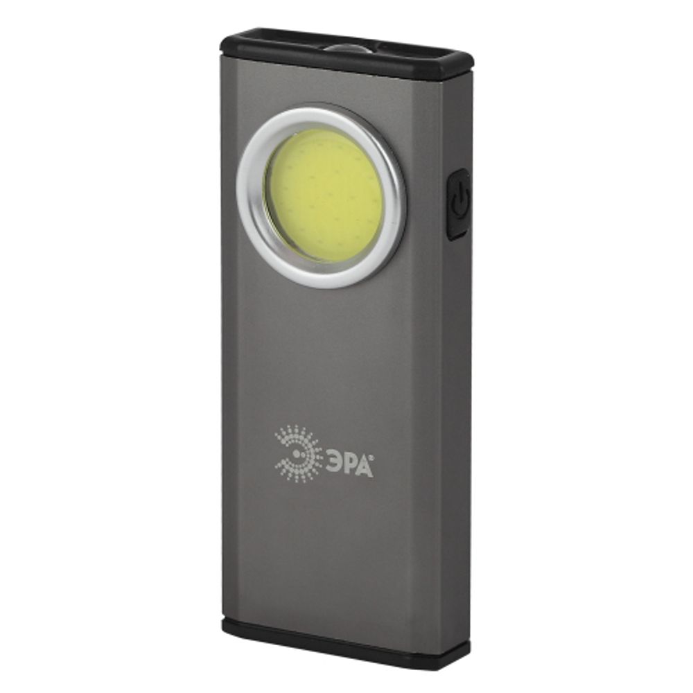 Светодиодный фонарь ЭРА Рабочие Практик RB-706 ручной на батарейках с магнитом крючком и подставкой | Рабочие  фонари