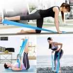 Жгут для йоги 0,55 мм*15 см*2 м (туба). голубой