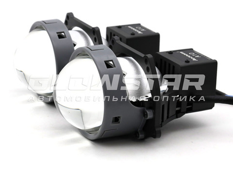 Билед модули Aozoom A10 Unicorn 3.0 дюйма, 2 чипа, 5500К, 12V, 58W/66W, крепление 3R (комплект, 2шт)