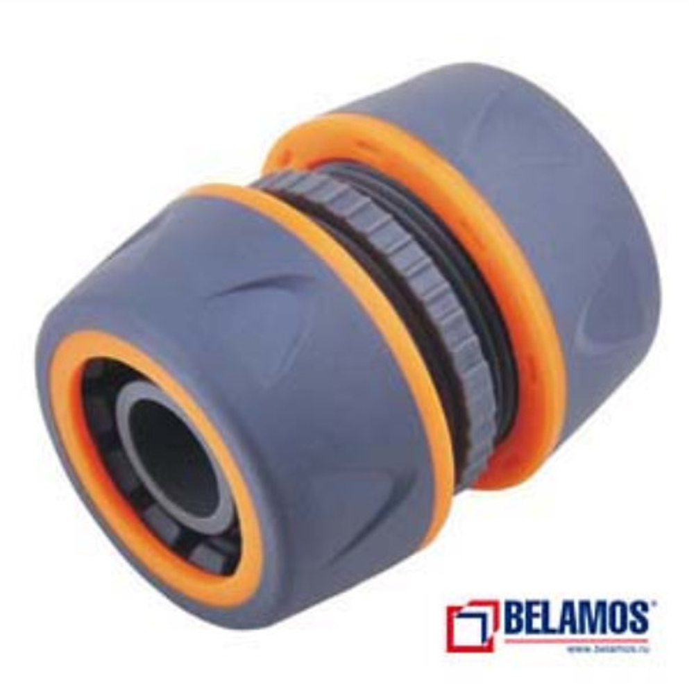 Муфта 3/4-3/4 мягкий пластик, для шланга, переходная, быстросъёмная, Belamos (Беламос)