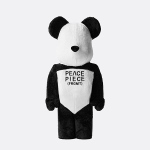 Дизайнерские игрушки BE@RBRICK 1000%400%100% B@PANDA 7cm/28cm, B@PANDA-100%+400%