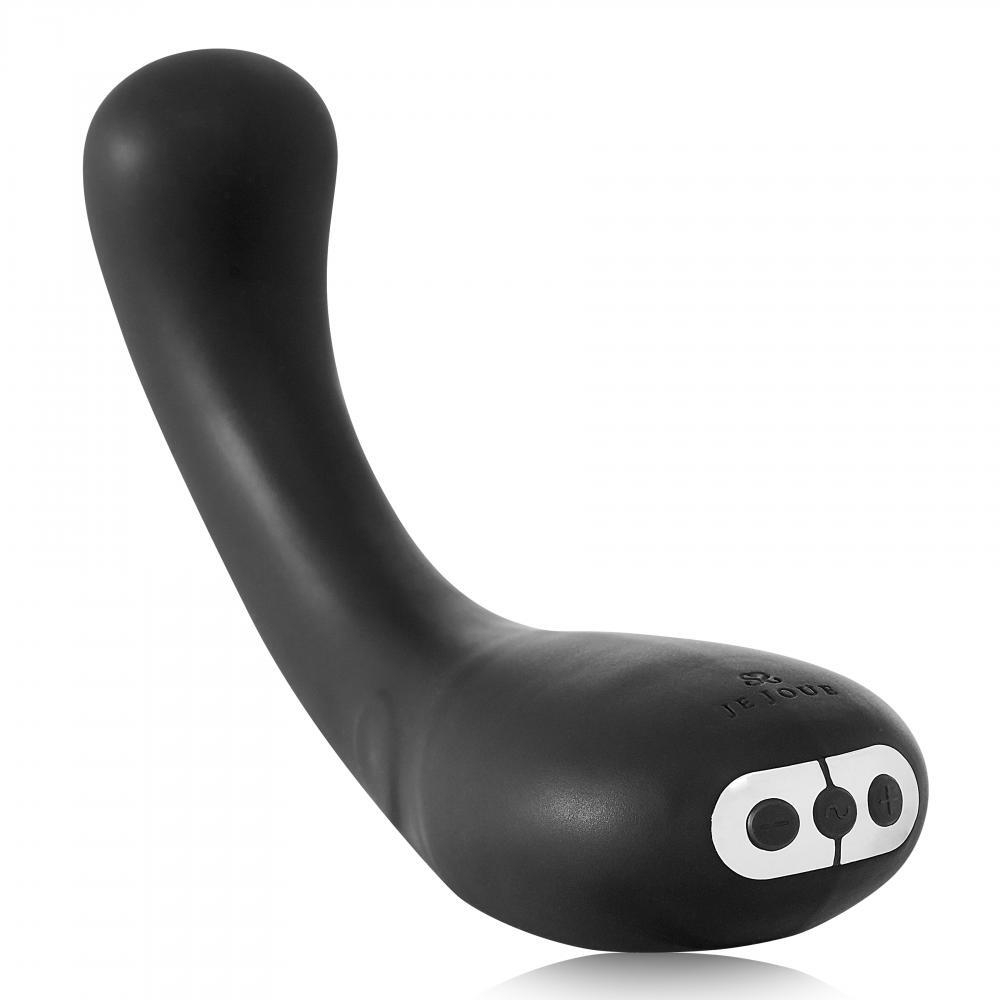 Черный гнущийся вибратор G-Kii G-Spot & Clitoral Vibrator - 23 см. (Цвет: черный)