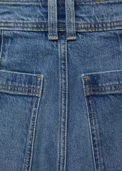 Джинсы-кюлоты Catherin с высокой талией