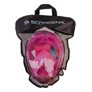 Маска полнолицевая Scorpena Swim средняя розовая