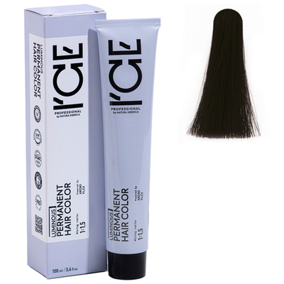 1.0 крем-краска ICE Permanent черный натуральный - 100 мл.