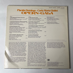 Винтажная виниловая пластинка LP Placido Domingo, Carlo Maria Giulini Opern Gala (ГДР 1988)