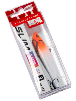 Воблер вертикальный Lucky John Slim VIB S 80, цвет 353