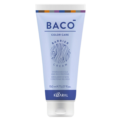 Крем-барьер KAARAL Baco Color Care Barrier Cream защитный с гидролизатами шелка и рисовыми протеинами - 150 мл.