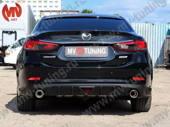 Диффузор заднего бампера var.2 для Mazda 6