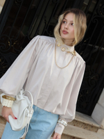 Жакет с рукавами-буфами