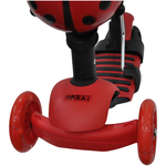 Самокат трехколесный детский, с ручкой, разборный, 3 в 1 с сиденьем, корзинкой и родительской ручкой