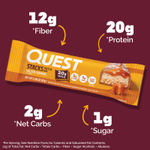 Quest Nutrition, Stacks, протеиновый батончик, соленая карамель, 4 батончика, 67 г (2,36 унции) каждый