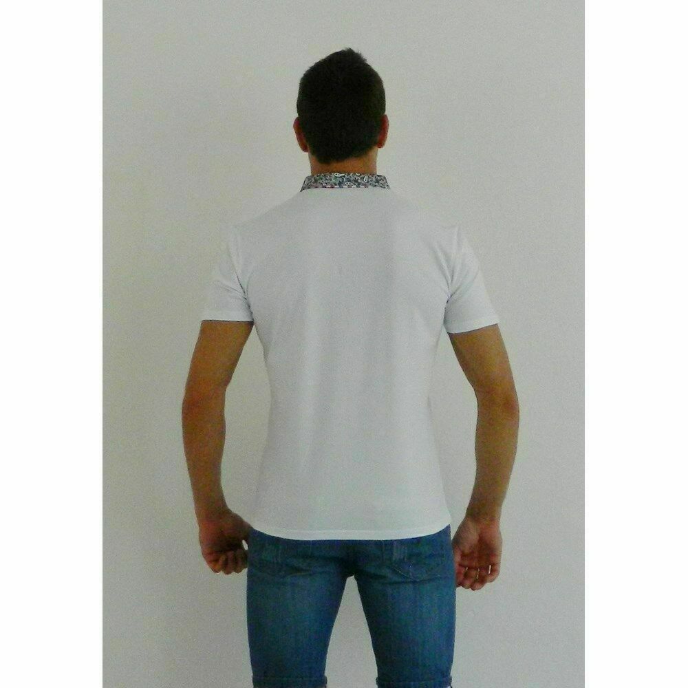 Мужская футболка поло белая ETRO