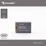 Аккумулятор Fujimi FBTLP-E12 (750 mAh) с портом USB-C