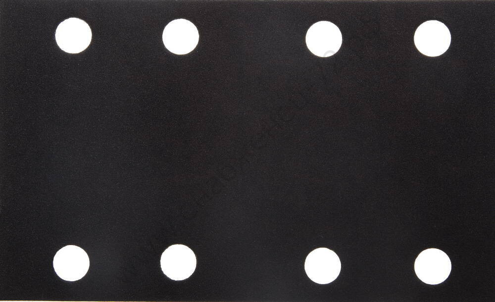 Лист шлиф. универс. URAGAN ″Оптимал. для тверд. пород дерева″ 8 отв. по линии, на липучке, для ПШМ, P320, 80х133мм, 10шт