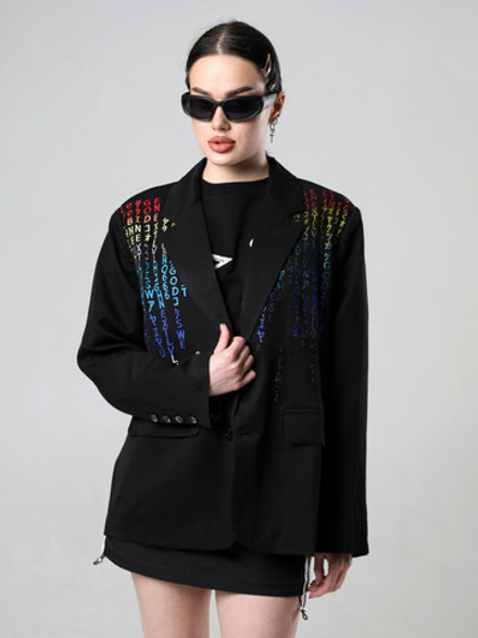 Пиджак со стразами