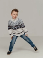 Свитер вязаный с горлом