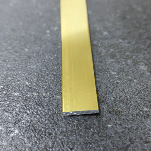 Полоса алюм. 10*1,5мм "DO-1" 2,7м Золото глянец