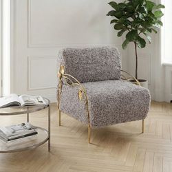 Кресло Нимфея Серый Бронза