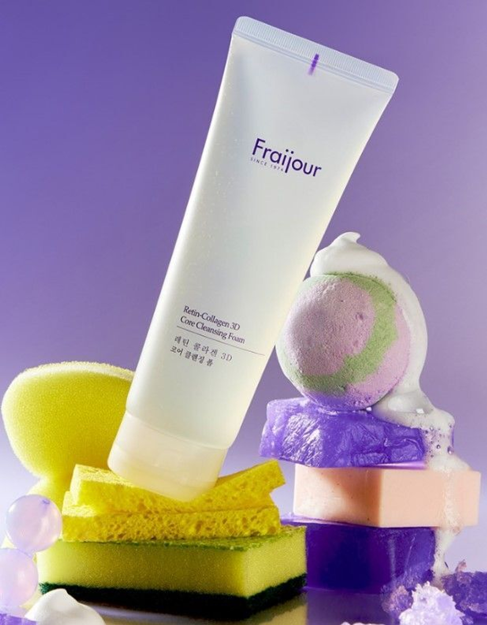 Увлажняющая пенка для умывания с коллагеном Fraijour Retin-Collagen 3D Core Cleansing Foam,250 мл