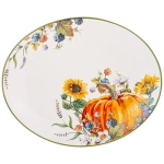 Блюдо овальное agness урожай 31,5*25,5*3 см