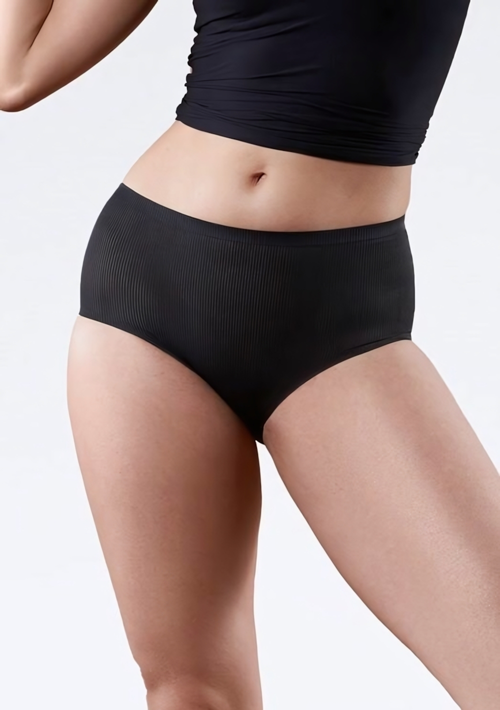 Трусики-слипы Avia с высокой линией талии (Размер: M) (Цвет: телесный)