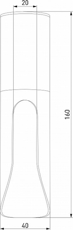 Накладной светильник Elektrostandard Apex 25113/LED 7W 4000K черный