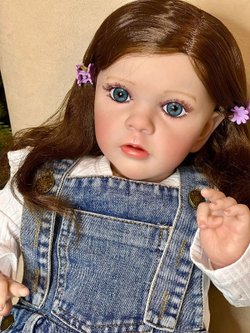 Кукла Реборн мягконабивная 60см в пакете (FA-610)