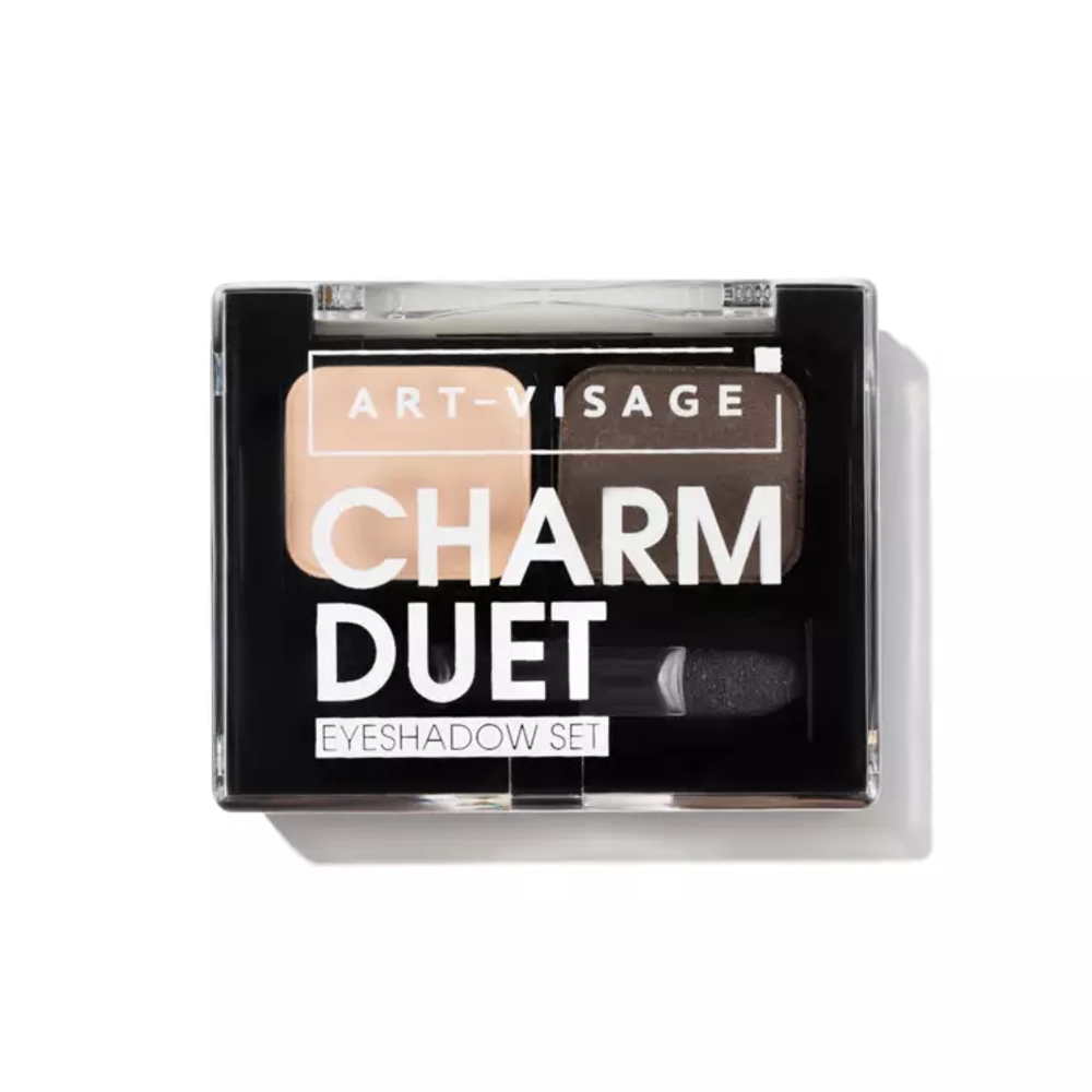 Art-Visage Тени для век Charm Duet, двойные, тон №01, 3,6 гр