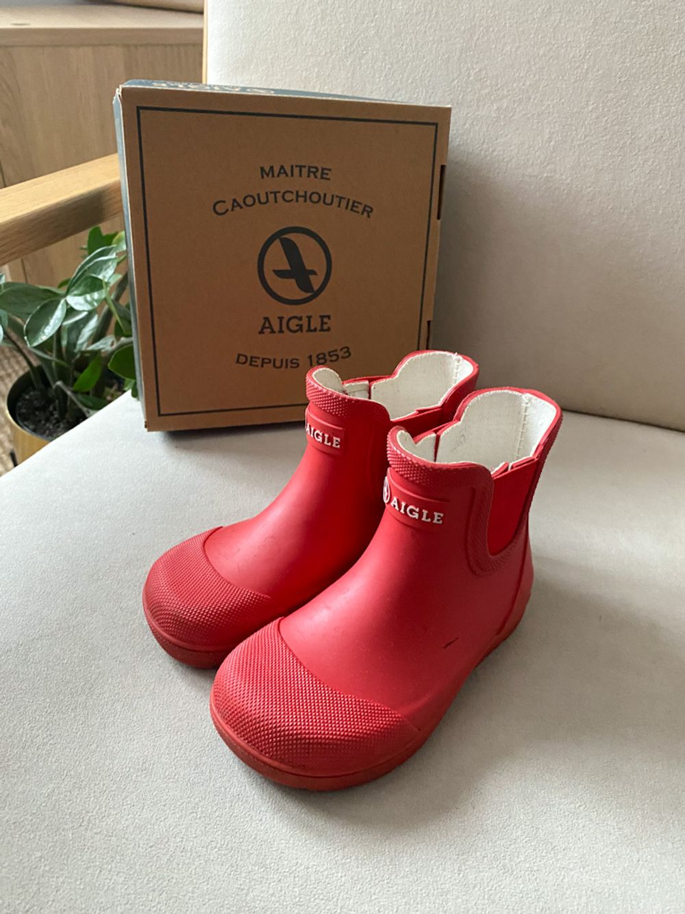 Резиновые полусапоги Aigle, 25,5