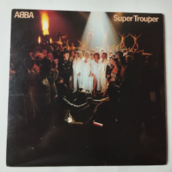 Винтажная виниловая пластинка LP ABBA Super Trouper (Швеция 1980) Happy New Year